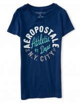 Dámské triko Aero Athletic Graphic T Shirt - Modrá