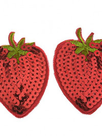 Flitrová lepítka na bradavky Strawberry