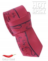 Úzká kravata slim - Červená Stem