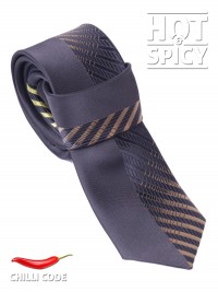 Úzká kravata slim - Černá Downhill