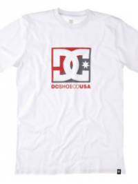 Pánské triko DC Cross mens standard tee - Bílá