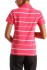 Dámské triko Stripe Polo - Růžová